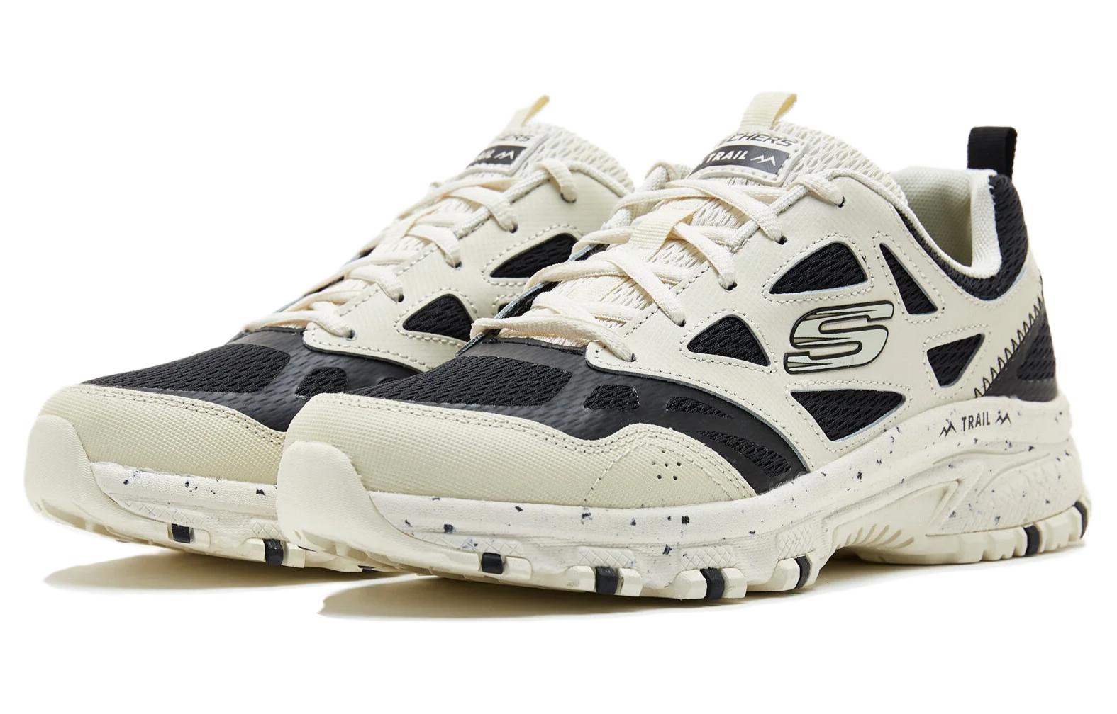 Lookbook Skechers Hillcrest 減震耐磨防滑平衡 低筒 戶外功能鞋 男款 白黑