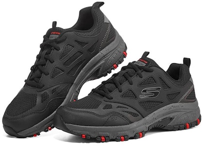 Skechers Hillcrest 潮流百搭 低筒跑步鞋 黑灰色 Lookbook Skechers Hillcrest 潮流百搭 低筒跑步鞋 黑灰色