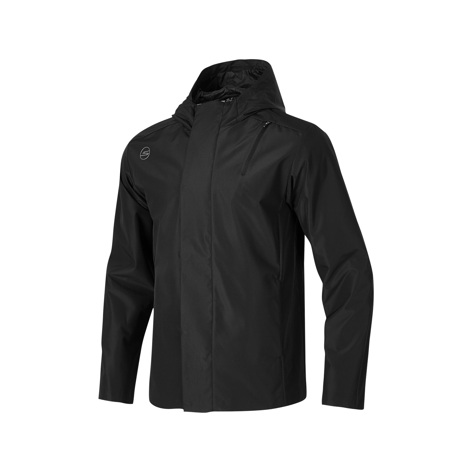 Skechers Hooded Solid Comfort Jacket Carbon Black P424M165-0018