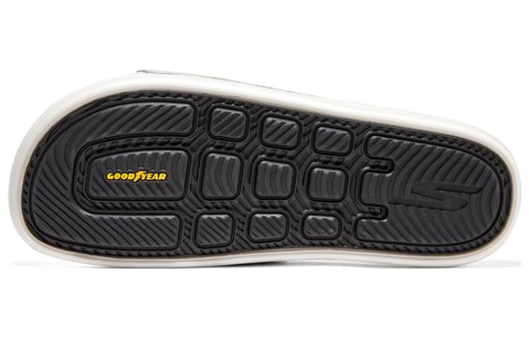 Shop Skechers Hyper Slide 'Abu Hitam' 229040-GYBK