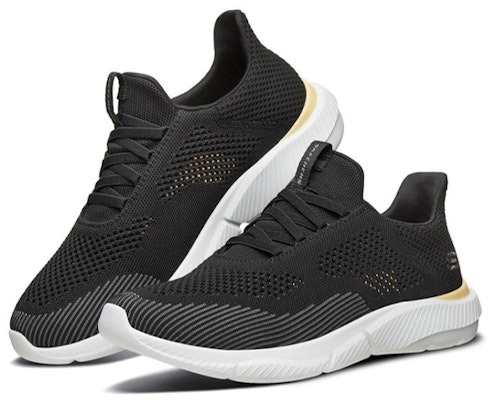 Skechers Ingram Hitam/Putih/Kuning 666097-BKYL Lookbook Skechers Ingram Hitam/Putih/Kuning 666097-BKYL