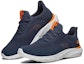 Lookbook Skechers Ingram Biru/Hitam/Jingga 666097-NVOR