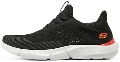 Skechers Ingram 'Shock Absorbent Non-slip Wear-resistant Low Top Casual Black Orange' 210281-BLK Skechers Ingram 'Shock Absorbent Non-slip Wear-resistant Low Top Casual Black Orange' 210281-BLK