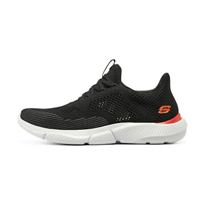 Skechers Ingram 'Shock Absorbent Non-slip Wear-resistant Low Top Casual Black Orange'