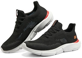 斯凯奇Ingram黑橙避震防滑耐磨低帮休闲鞋 210281-BLK Shop 斯凯奇Ingram黑橙避震防滑耐磨低帮休闲鞋 210281-BLK