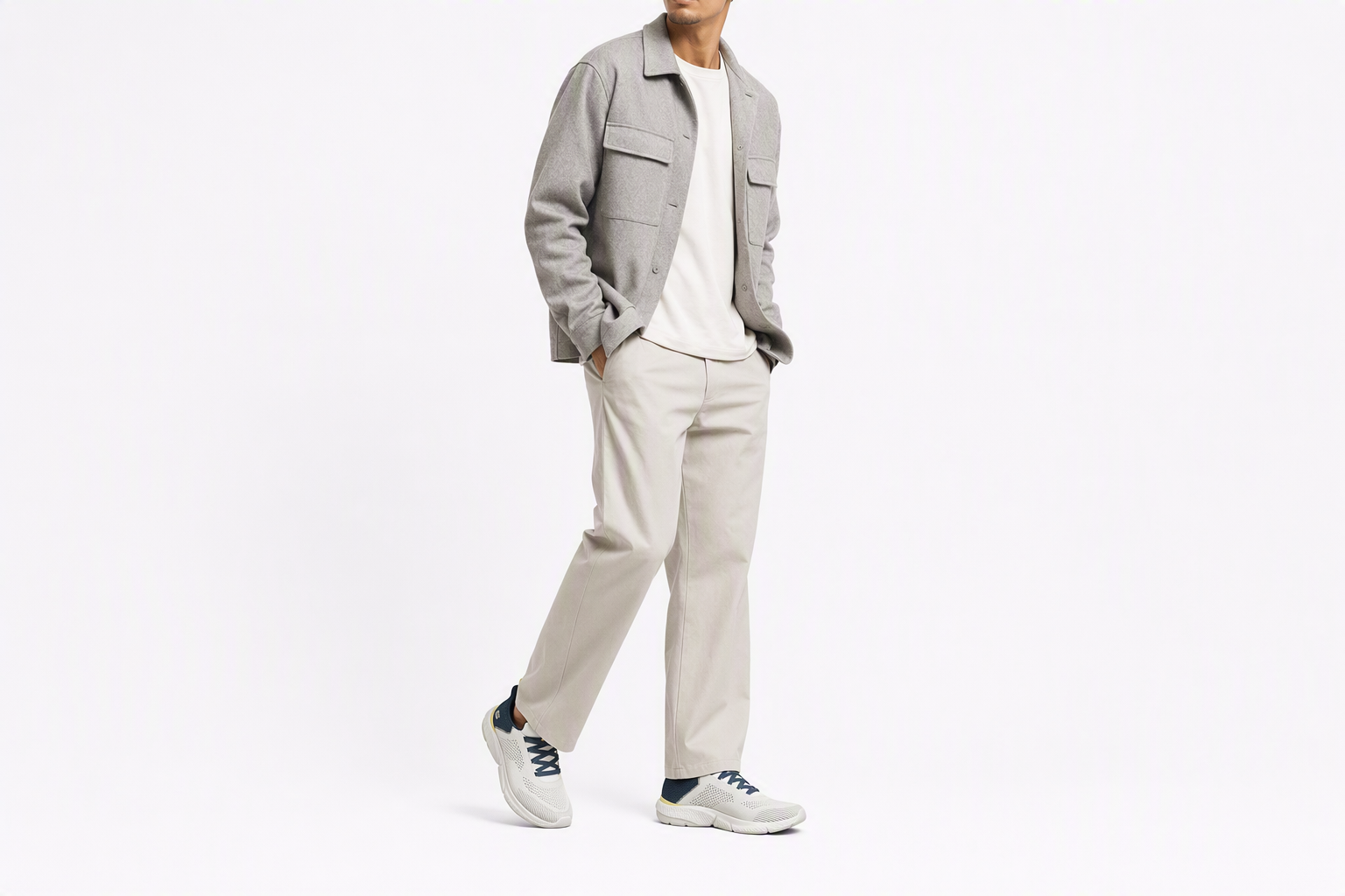 Order 斯凯奇 Ingram '白蓝' 210281-WHT