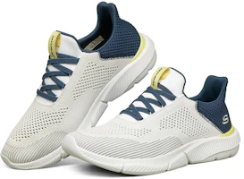 Shop Skechers Ingram 'White Blue' 210281-WHT
