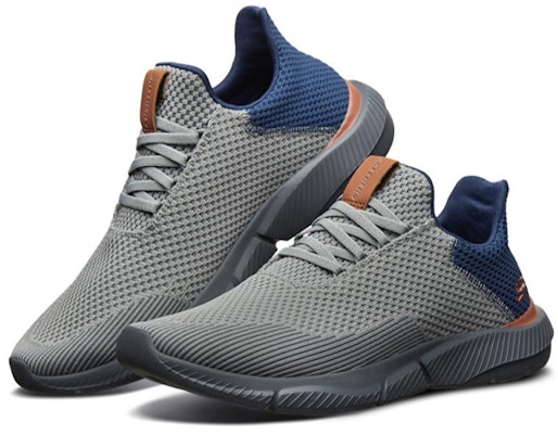 Skechers Ingram Grey/Blue 65867-GYBL Lookbook Skechers Ingram Grey/Blue 65867-GYBL