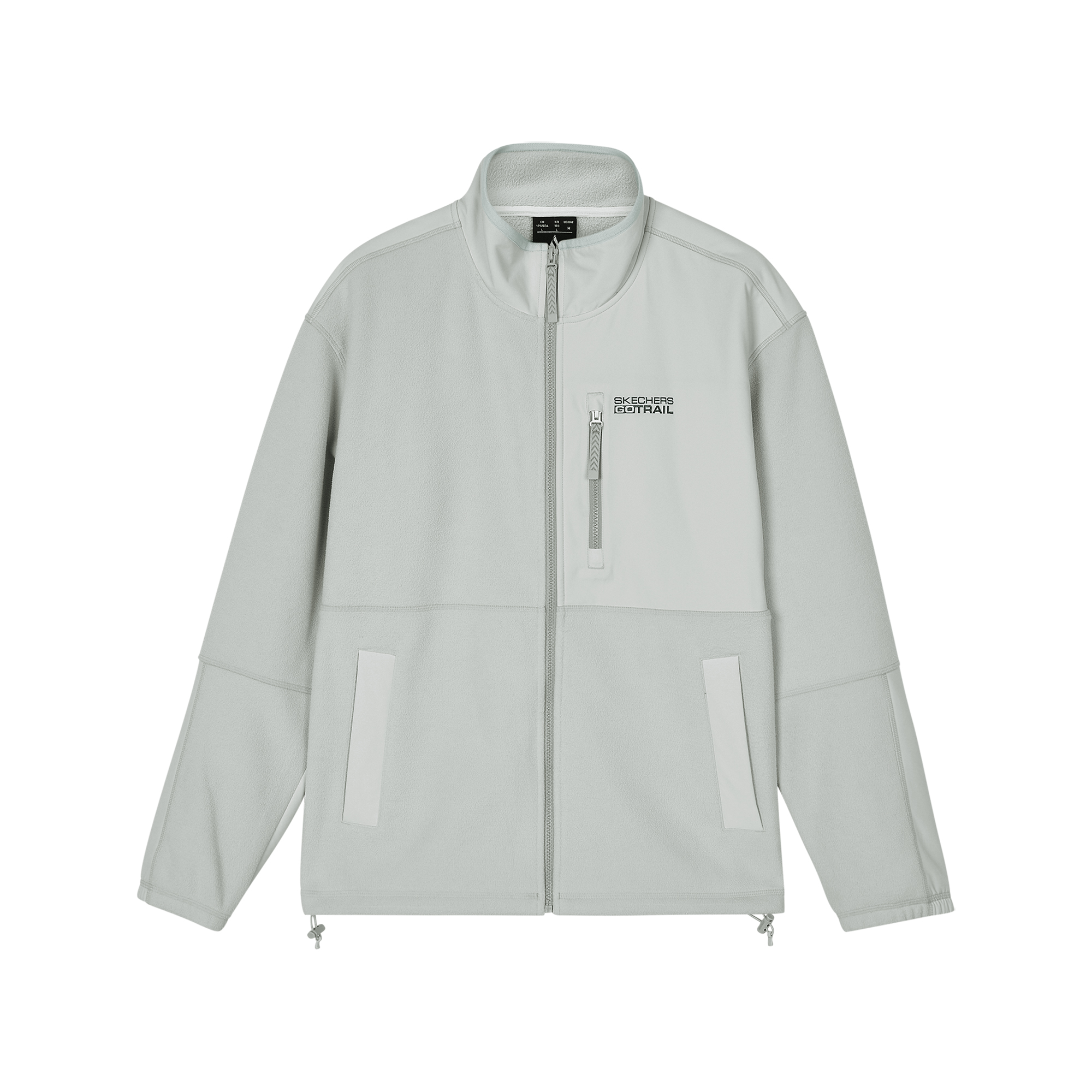 Skechers Knit Fleece-Lined Warm Casual Jacket for Men - Gray Green L424M039-0006