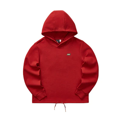 Skechers Knit Pullover Loose Hoodie Unisex Blood Red L124W002-03LC