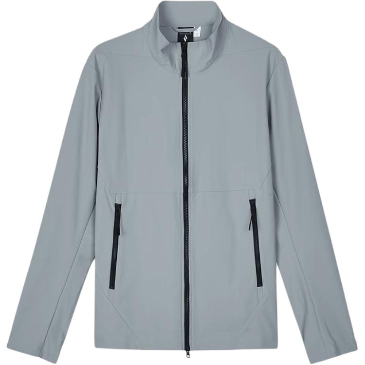 Skechers Knit Sports Casual Zip Jacket - Ultimate Gray L324M084-028Q