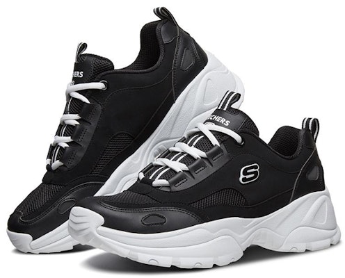 Skechers Kozmiks Sepatu Lari Low-Top Hitam/Putih 999103-BLK Lookbook Skechers Kozmiks Sepatu Lari Low-Top Hitam/Putih 999103-BLK