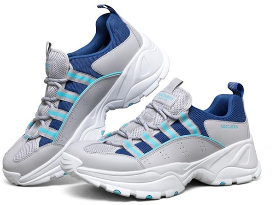 Skechers Kozmiks Running Shoes Blue/Grey/White 888017-GRY Lookbook Skechers Kozmiks Running Shoes Blue/Grey/White 888017-GRY