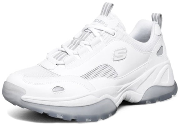 Skechers Kozmiks 復古厚底老爹鞋 白藍 Lookbook Skechers Kozmiks 復古厚底老爹鞋 白藍