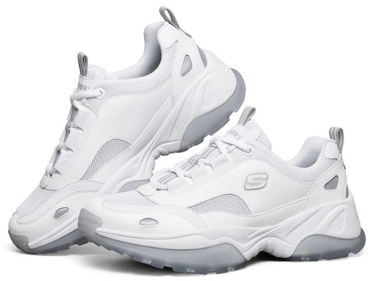 Skechers Kozmiks 復古厚底老爹鞋 白藍 Shop Skechers Kozmiks 復古厚底老爹鞋 白藍