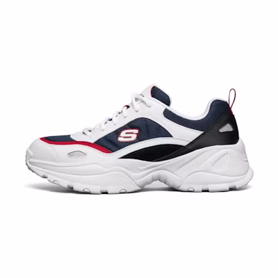Skechers Kozmiks Running Shoes White/Red/Blue