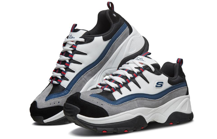 Order Skechers Kozmiks Daddy Schoenen ''Wit Donkerblauw'' 999207-WBKB