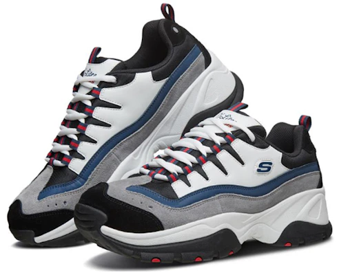Skechers Kozmiks Daddy Schoenen ''Wit Donkerblauw'' 999207-WBKB Order Skechers Kozmiks Daddy Schoenen ''Wit Donkerblauw'' 999207-WBKB