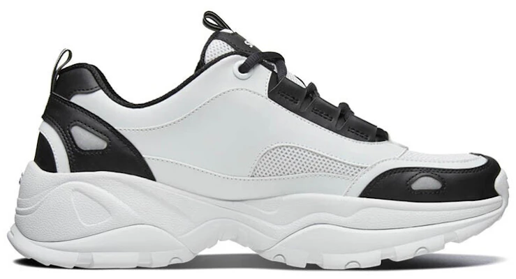 Skechers Kozmiks Baskets Basses Running Blanc/Noir 999103-WBK Order Skechers Kozmiks Baskets Basses Running Blanc/Noir 999103-WBK