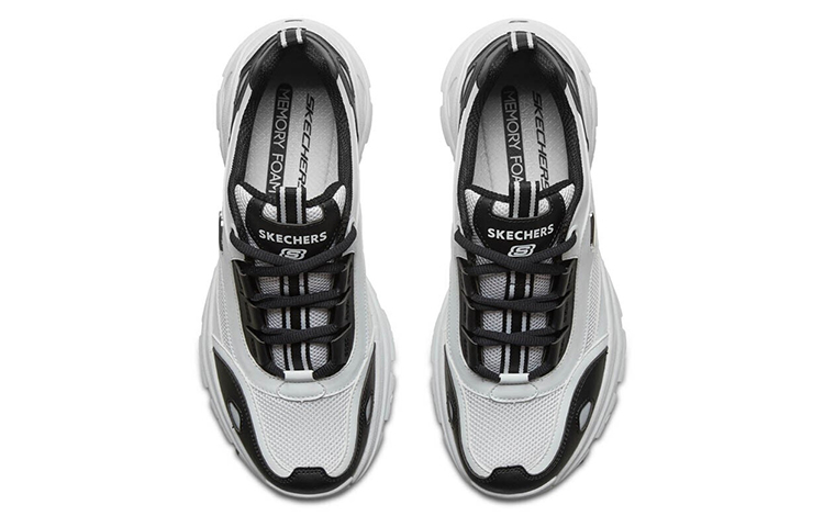 Lookbook 스케쳐스 코즈믹스 로우 러닝화 (흰/검) 999103-WBK