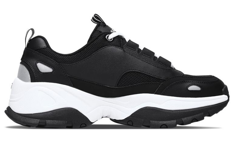 Order Skechers Kozmiks 防滑舒適 低筒老爹鞋 黑白