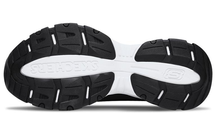 Shop Skechers Kozmiks 防滑舒適 低筒老爹鞋 黑白