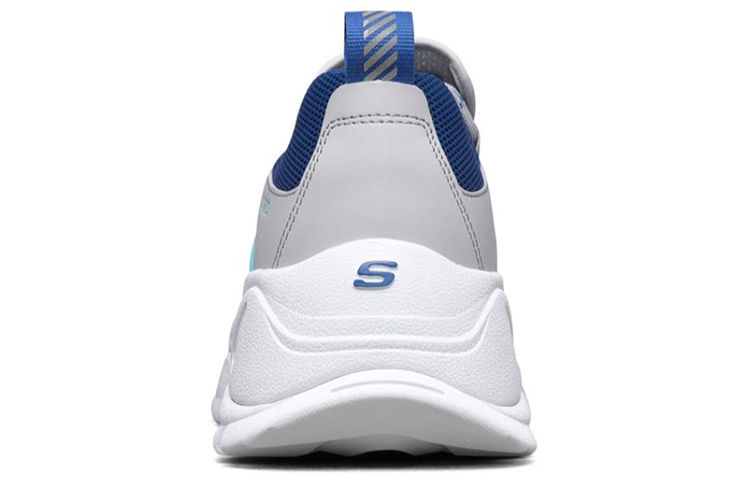 Shop Chaussures de course Skechers Kozmiks Bleu/Gris/Blanc 888017-GRY