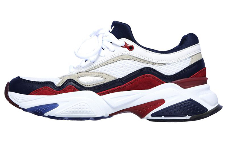 Skechers Kraz Wiley Low-Top White/Blue/Red