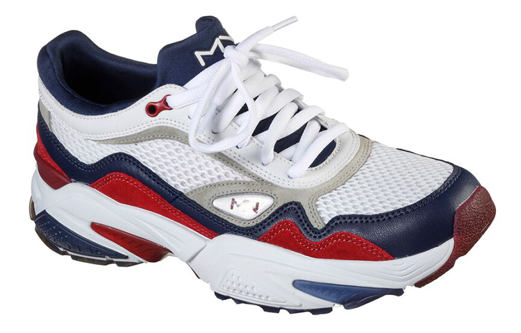 Skechers Kraz Wiley Low-Top White/Blue/Red 圖 3
