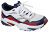 Lookbook Skechers Kraz Wiley Low-Top Bianco/Blu/Rosso 222009-NVMT