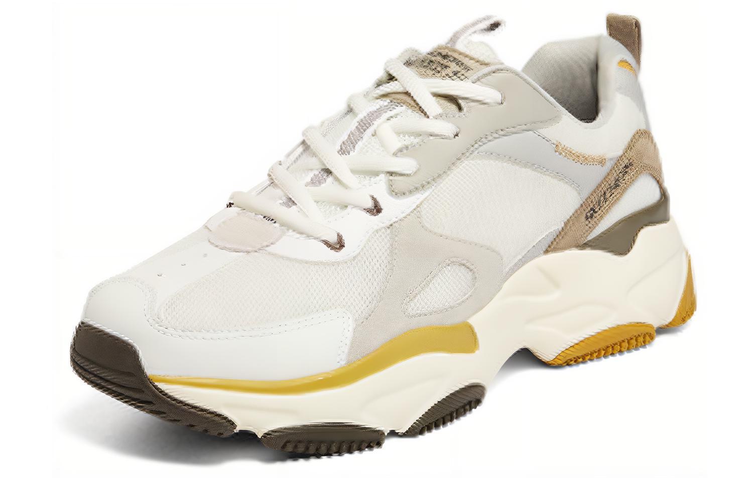 Lookbook Skechers Lander S ''Blanc Jaune'' 237486-WYL