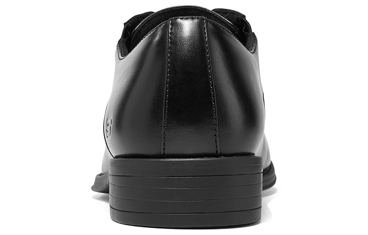 Skechers LARKEN Leather Formal Shoes 'Black' 圖 5