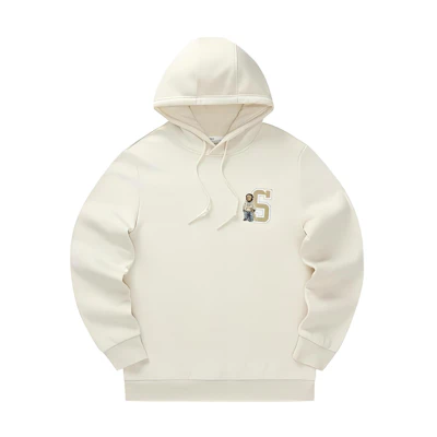 Skechers Laugh Monster Hoodie - Alphabet Monkey Print, Fleece, , Dove White L422M025