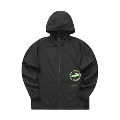 Skechers Laughing Monster Series Black Casual Woven Hooded Jacket L222M078