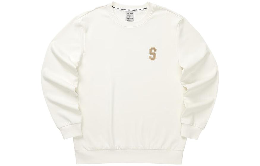 Skechers Laughing Monsters Alphabet Print Crewneck Sweatshirt Unisex Marshmallow White L322U098-0074