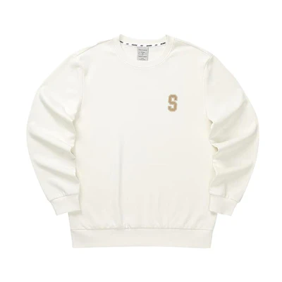 Skechers Laughing Monsters Alphabet Print Crewneck Sweatshirt Unisex Marshmallow White L322U098-0074