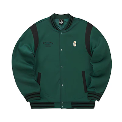 Skechers Laughing Monsters Embroidered Logo Knit Baseball Jacket Unisex L322U097-02A2