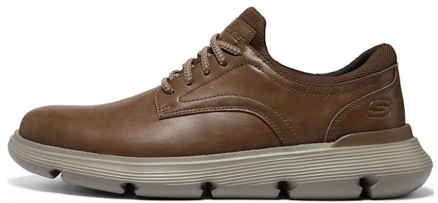 Skechers Leather Casual Shoes 'Brown' 204906-LUG Buy Skechers Leather Casual Shoes 'Brown' 204906-LUG