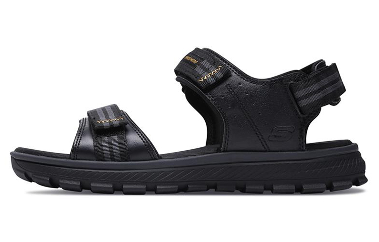 Skechers Lencen 'Comfort Sport Sandal Black' 65468-BLK
