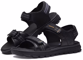 Lookbook Skechers Lencen 舒適運動涼鞋 黑色