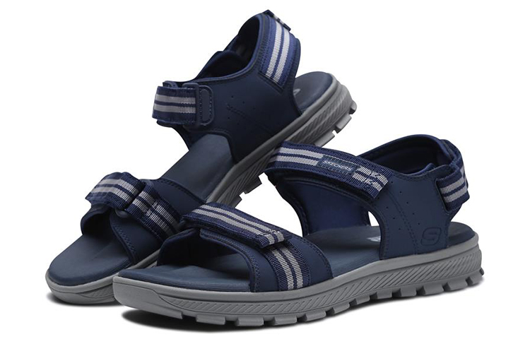Lookbook Skechers Lencen Sandal 'Navy Blue' 65468-NVY