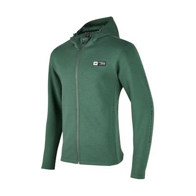 Skechers Letter Print Hooded Zip Jacket Bush Green P423M095-03RT