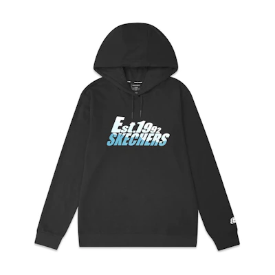 Skechers Letter Print Hoodie Long Sleeve Unisex L419U051