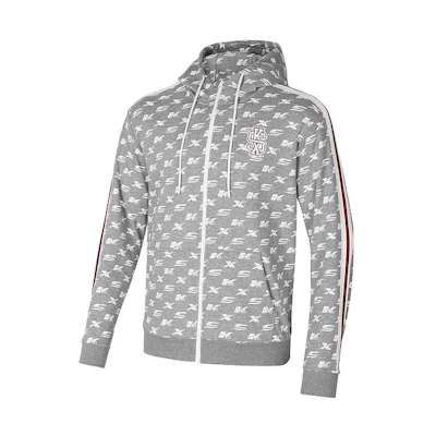 Skechers Letter Print Knitted Hoodie Unisex Long Sleeve P421U034-130639