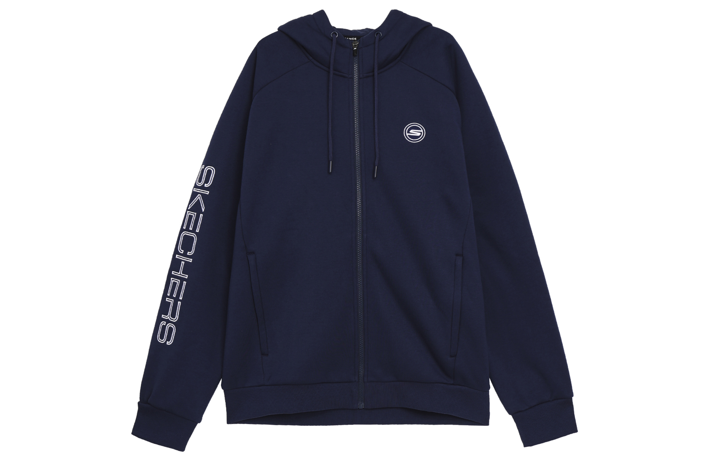 Skechers Letter Zip Hoodie Jacket in Navy Academy Blue P423M102-02MZ
