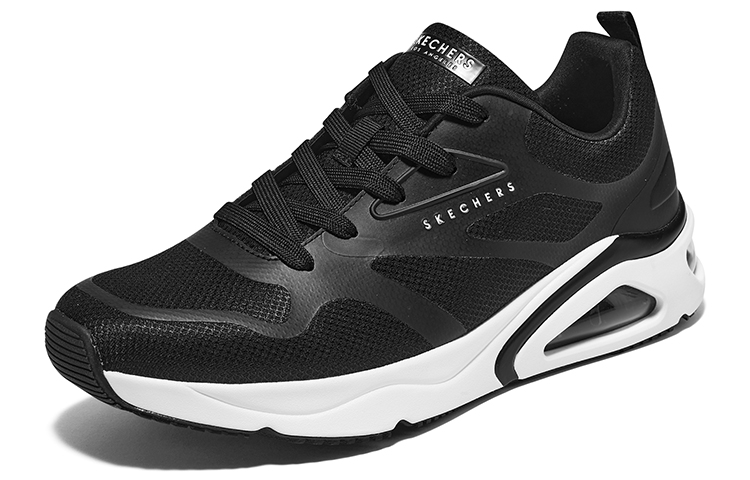 Lookbook 斯凯奇Tres Air Uno「革命轻盈-黑色」 183070-BLK