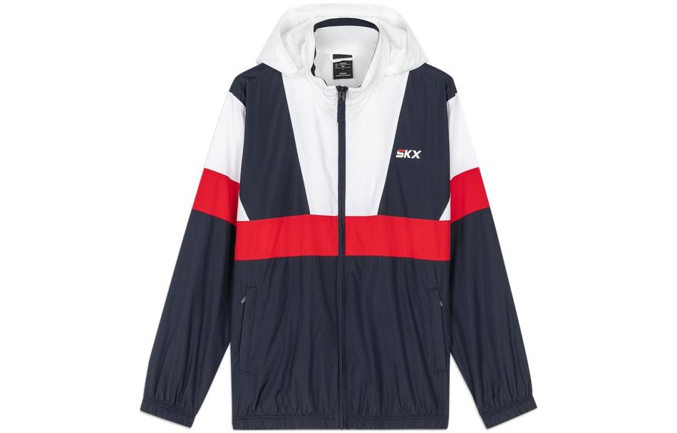Skechers Lifestyle Series Colorblock Zip Hoodie Windbreaker Jacket L320M033