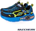 Sizing Skechers Light Storm 3 男童LED跑鞋 黑色 400151LBBLM