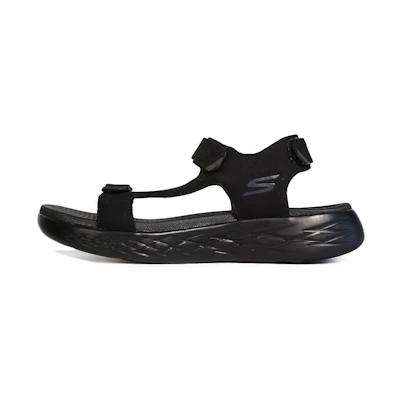 Skechers Lightweight Cozy Outdoor Beach Sports Black Sandals