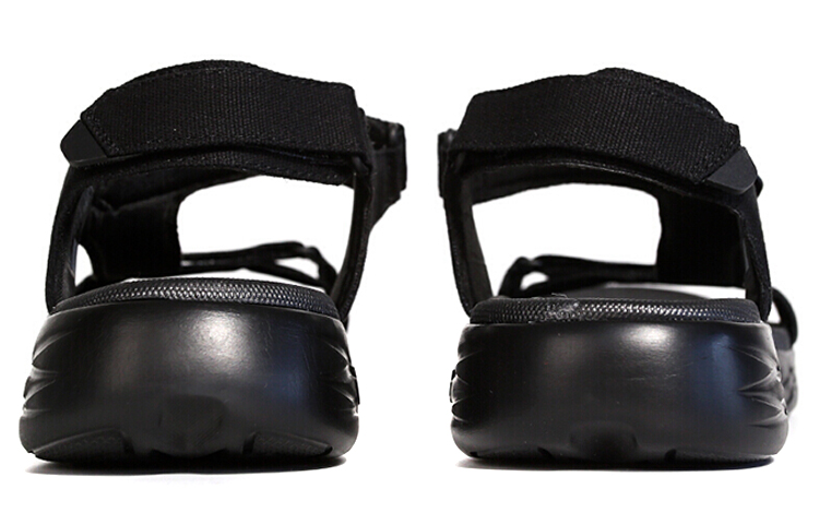Lookbook Skechers Sandal Ringan Hitam Nyaman untuk Olahraga Pantai Luar Ruangan 55369-BBK